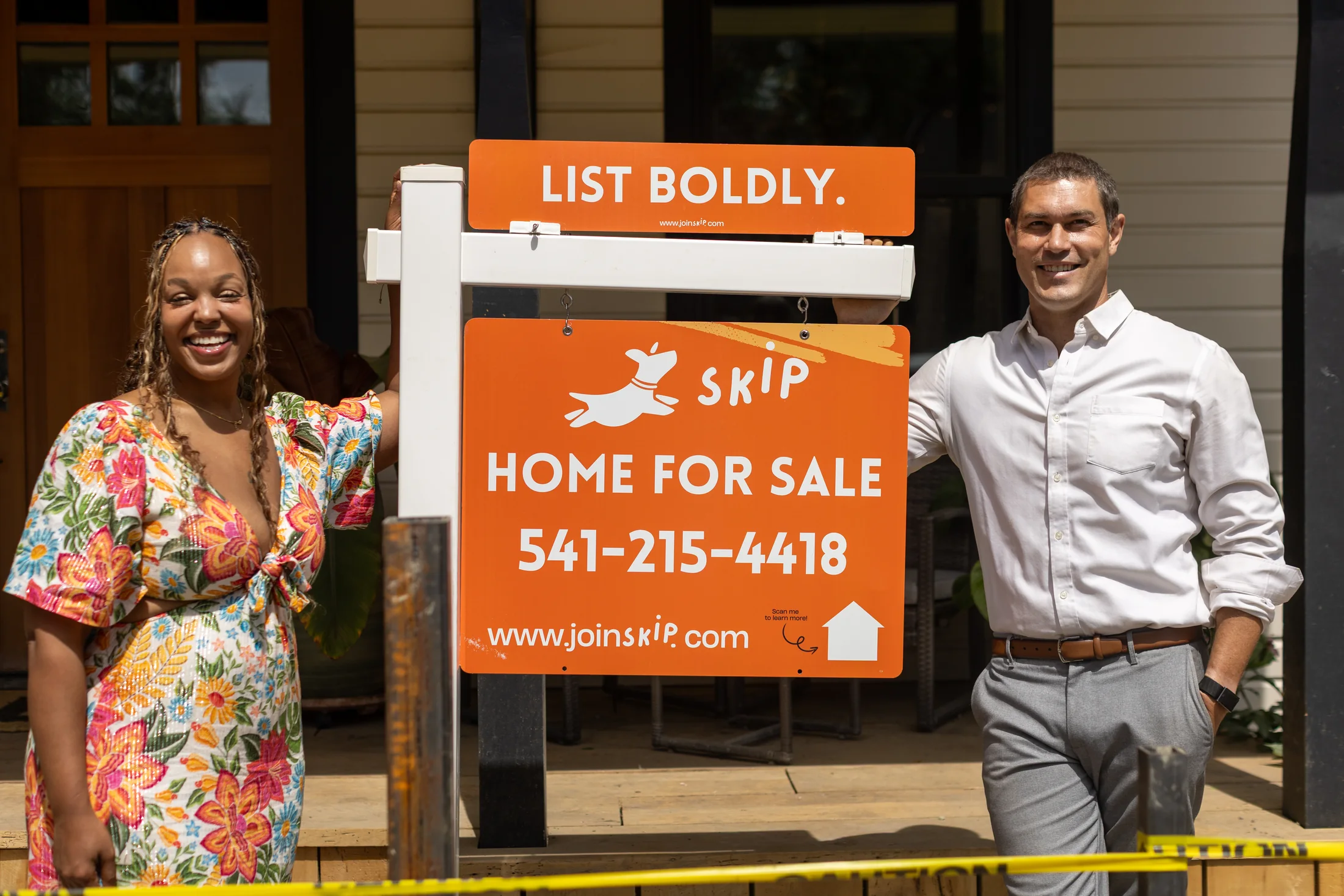 Skip agents with a listed home and seller launch sign